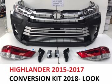 TOYOTA HIGHLANDER Conversion Bodykit 2015- To 2018- Face Lift Look
