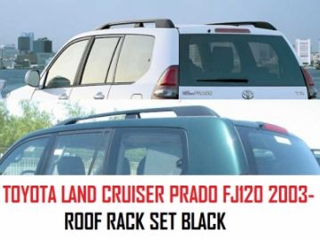 TOYOTA LAND CRUISER PRADO 120 2003- Roof Rack Set Black