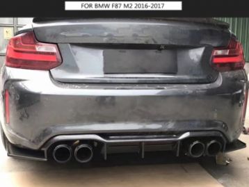 BMW 2 SERIES (M2) 2015- REAR BUMPER DIFFUSER CARBON FIBER