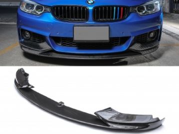 BMW 4 SERIES F32, F82(M4) 2014- F32 F33 F36 Carbon Fiber Front Lip Spoiler | CM-BMF32MCFLP
