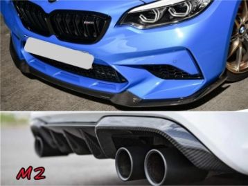 BMW 2 SERIES (M2) 2015- Carbon Fiber Lip & Diffuser Kit CS Style