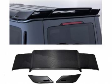 MERCEDES-BENZ G CLASS W463 (G63/G65) Carbon Fiber Roof Spoiler RR B Style