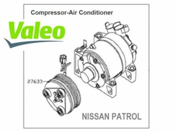 NISSAN PATROL Y62 2010- Nissan 92600-9FE1C Compressor Air Conditioner