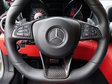 MERCEDES-BENZ CLS CLASS W218 2012- Carbon Fiber Steering Wheel Trims Set