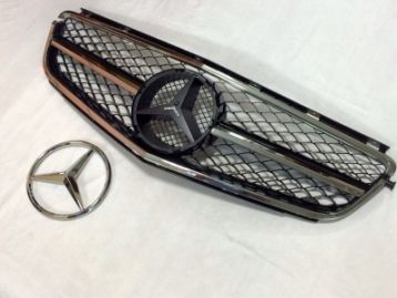 MERCEDES-BENZ C CLASS W204 C63 AMG 2012- front radiator grille AMG look