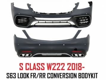 MERCEDES-BENZ S CLASS W222 4D (S63/S65) 2014- S63 2018- Look Conversion Bodykit