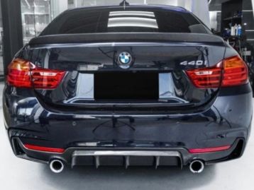 BMW 4 SERIES F32, F82(M4) 2014- Rear Bumper Diffuser Carbon Fiber