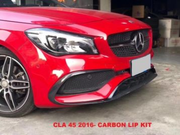 MERCEDES-BENZ CLA C117 CLA45 2016- Carbon Fiber Lip Spoiler Kit