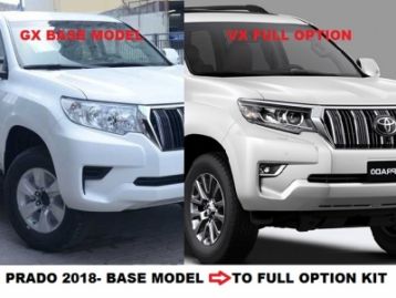 TOYOTA FORTUNER 2012- Conversion Bodykit From Base to Full Option