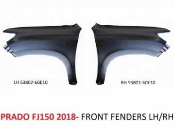 TOYOTA LAND CRUISER PRADO 150 2018- Front Left & Right Side Fenders