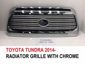 TOYOTA TUNDRA 2008- Radiator Grille Sport Type With Upper Chrome.
