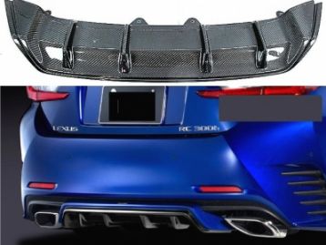LEXUS RC & RC F sport rear diffuser carbon fiber