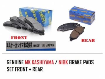 LEXUS LX570 2012- GENUINE MK Kashiyama or NIBK FRONT & REAR Brake Pads Set