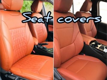 TOYOTA LAND CRUISER PRADO 150 2014- Seat Covers Set Leather Type