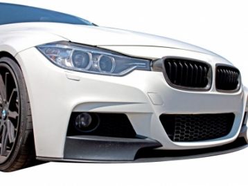 BMW 3 SERIES F30, F80(M3) 2014- Front Lip Spoiler For F30 M Tech Bumper | CM-F30MTFRBLP