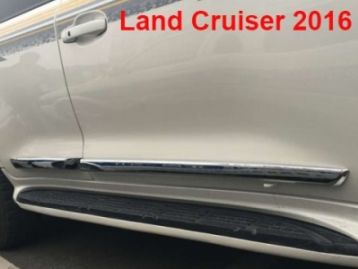 TOYOTA LAND CRUISER 200 2016- Door Mouldings Set Chrome 2016- look