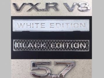 TOYOTA LAND CRUISER 200 2012- Logos Set White or Black Edition