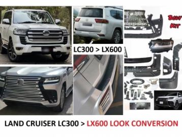 TOYOTA LAND CRUISER 300 2021- Body Kit LC300 to LX600 Look Conversion
