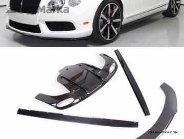 BENTLEY GRAN TURISMO GT 2012- Bodykit lip spoilers carbon fiber M style