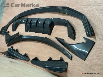BMW 2 SERIES (M2) 2015- M2 Competition Carbon Fiber Lip Spoiler Kit set of 6 Parts