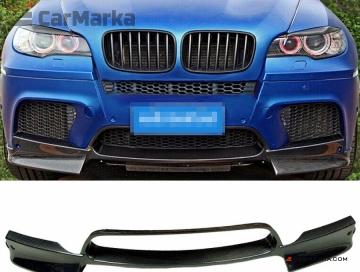 BMW X6 E70(X5M) 2008- Carbon Fiber Front Lip Spoiler V Style
