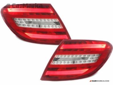MERCEDES-BENZ C CLASS W204 C63 AMG 2008- Tail Lights Set LED Face Lift Type