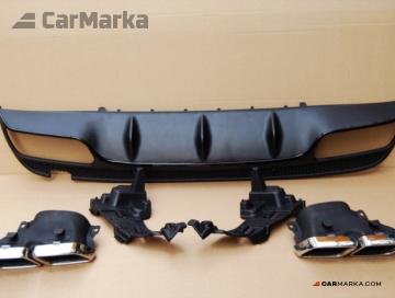MERCEDES-BENZ C CLASS W205 2015- front bumper and diffuser c63 style