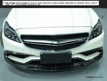 MERCEDES-BENZ CLS CLASS W218 2012- Carbon Fiber Front Lip Spoiler B Style 2015-