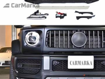 MERCEDES-BENZ G CLASS W464 (G63/G65) 2019- Front Lip Spoiler With LED B Style
