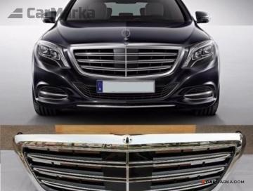 MERCEDES-BENZ S CLASS W222 4D (S63/S65) 2014- Front radiator grille mbh style
