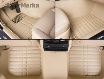 TOYOTA LAND CRUISER 200 2008- Car Mats Eco Leather 3D Type