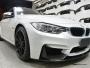 BMW 3 SERIES F30, F80(M3) 2014- Carbon Fiber Front Lip Spoiler With Splitters | CM-BMM3M4CFPLP