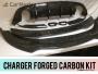 DODGE CHARGER Forged Carbon Fiber Lip Spoiler Kit 7 Parts Set