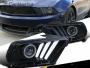 FORD MUSTANG 2012- Front head lights set facelift look