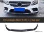MERCEDES-BENZ C CLASS W206 2019- Carbon Fiber Front Lip Spoiler B Style