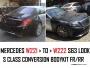 MERCEDES-BENZ S CLASS W221 (S63/S65) 2006- Conversion Upgrade Bodykit To W222 S63 2015- Look