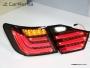 TOYOTA CAMRY 50 2012- EU Tail Lights Set Red-Clear Lexus look