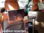 TOYOTA LAND CRUISER 200 2012- DVD Rear Head Rest Set Black & Beige