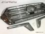 TOYOTA LAND CRUISER 200 2016- radiator grille with side trims