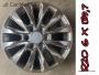 TOYOTA LAND CRUISER 300 2021- R20 6X139.7 Wheel Rims Set of 4 Hyper Silver