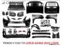 TOYOTA LAND CRUISER PRADO 150 2009- Exterior Conversion Body Kit PRADO 2010 to LEXUS GX460 2023 Look