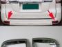 TOYOTA LAND CRUISER PRADO 150 2014- Rear bumper reflectors chrome trims set